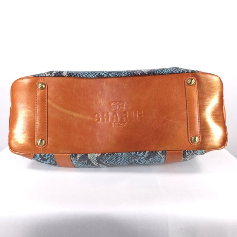NWT‎ Original by Sharif 1827 Handbag Leather Hand Painted Susanna Lunden Art - Picture 14 of 16